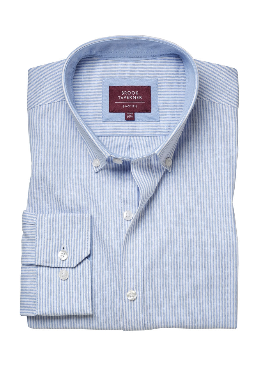 Brook Taverner Lawrence Shirt in Sky Blue, image 5
