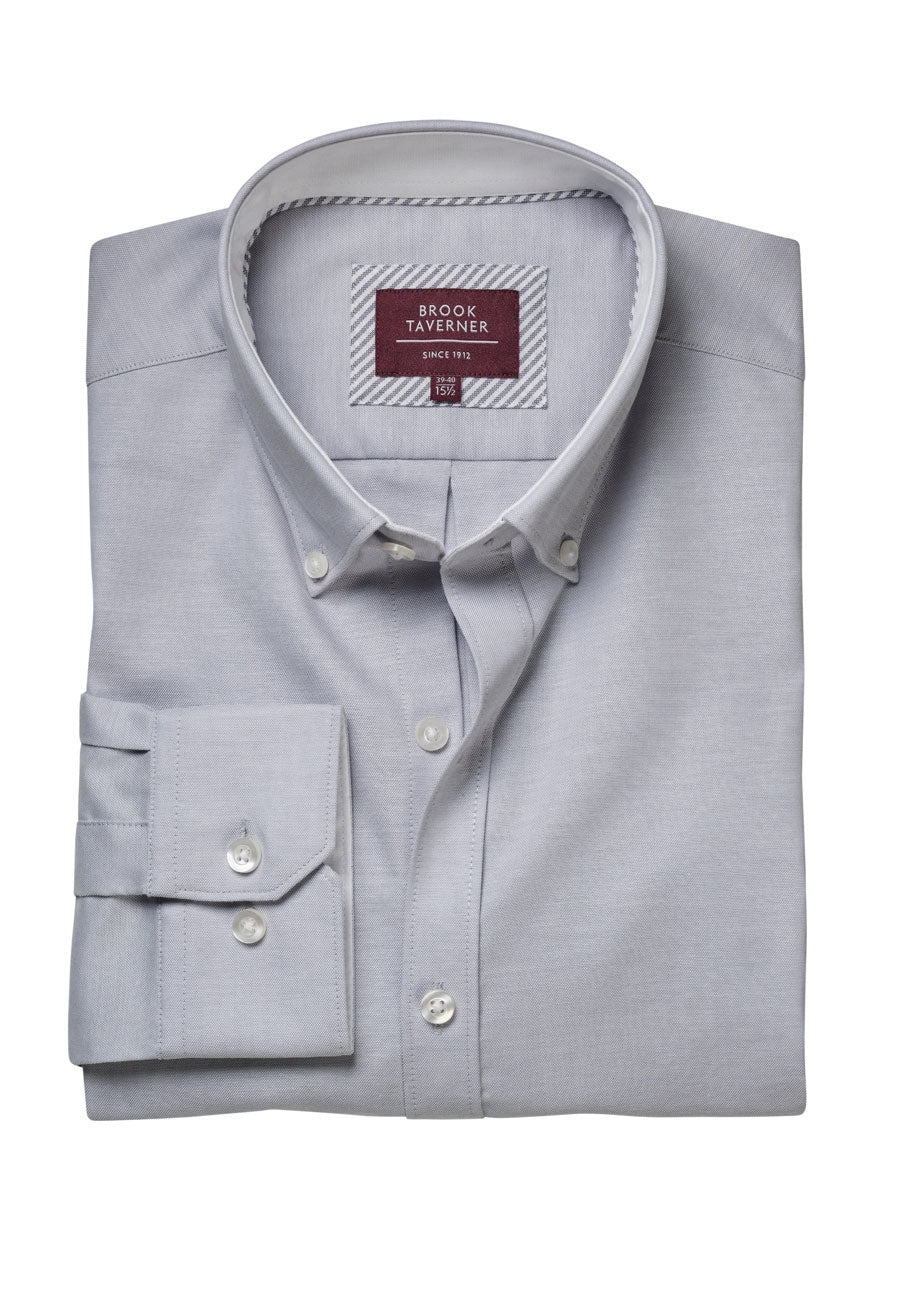 Brook Taverner Lawrence Shirt in Grey, image 7