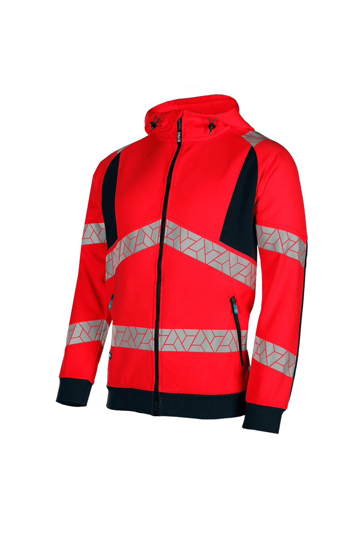 SYNQ Highlight in High-vis red/Black, side view