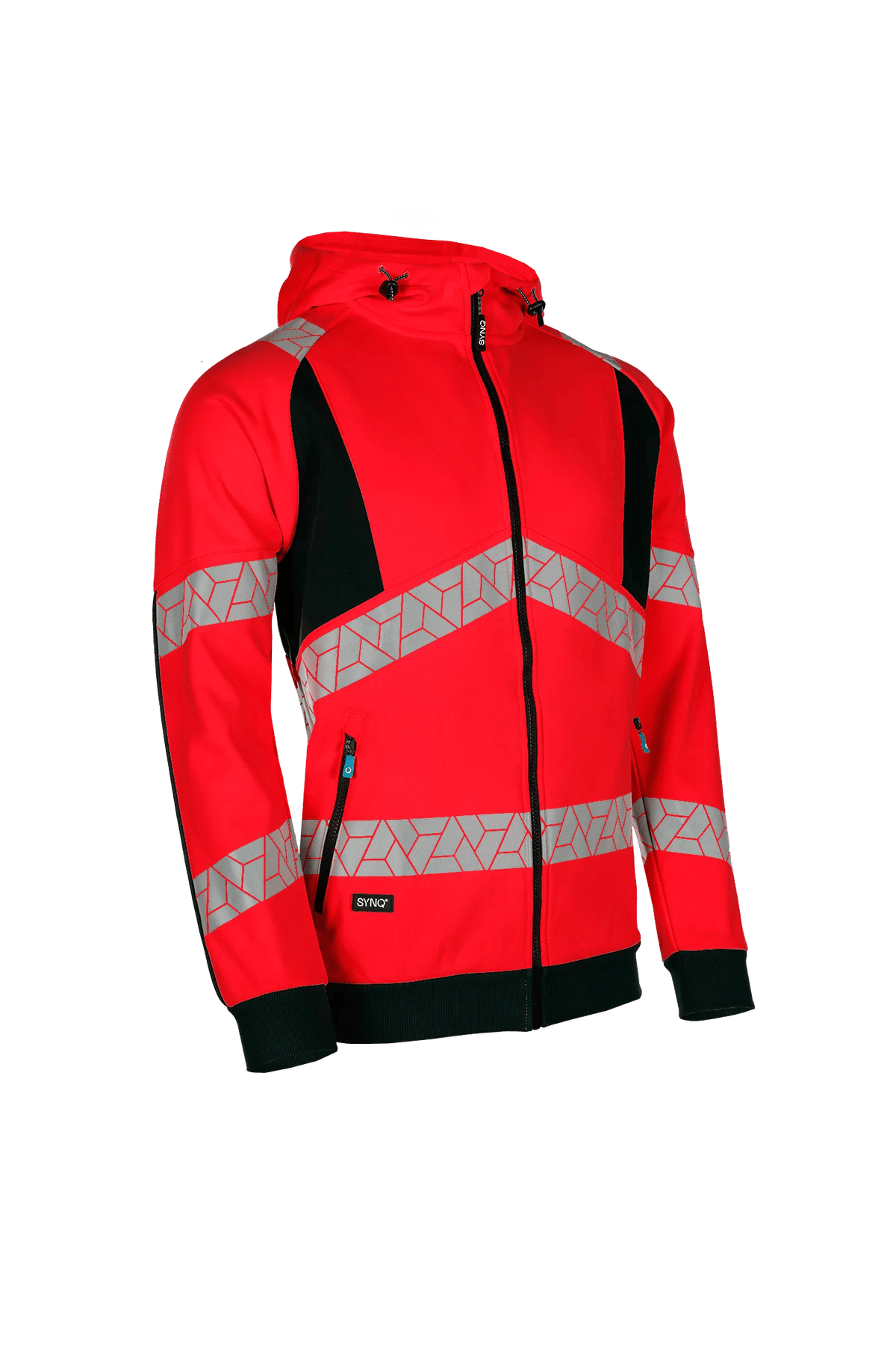 SYNQ Highlight in High-vis red/Black, side view