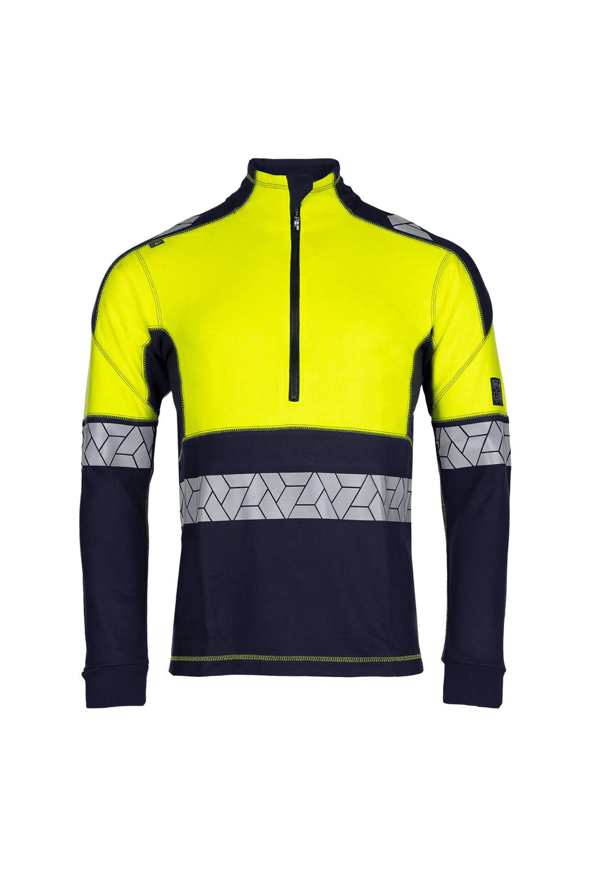 Sioen PRO Neko in Navy blue/High-vis yellow, front view