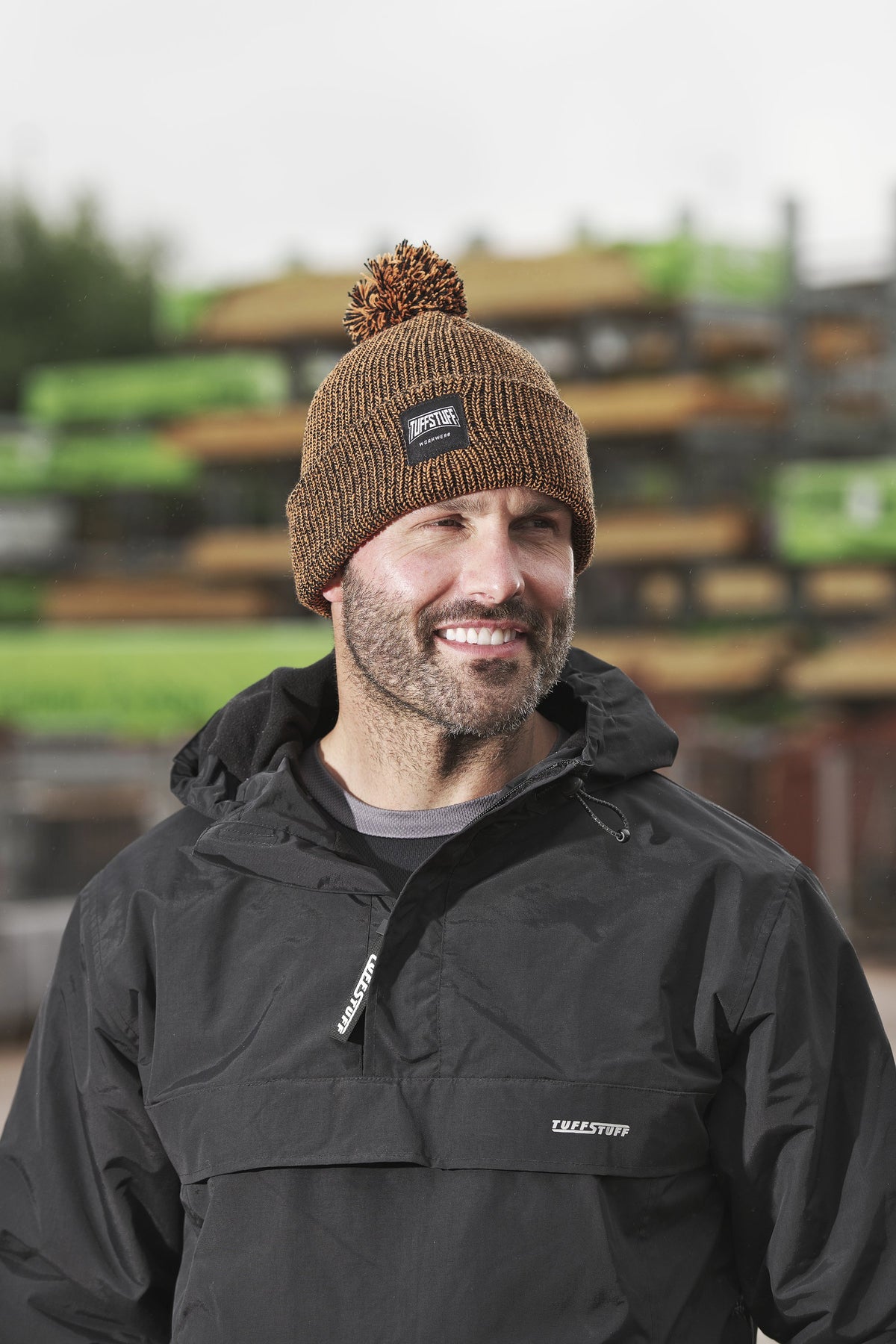 Tuffstuff 415 Elite Bobble Hat in Orange, image 3