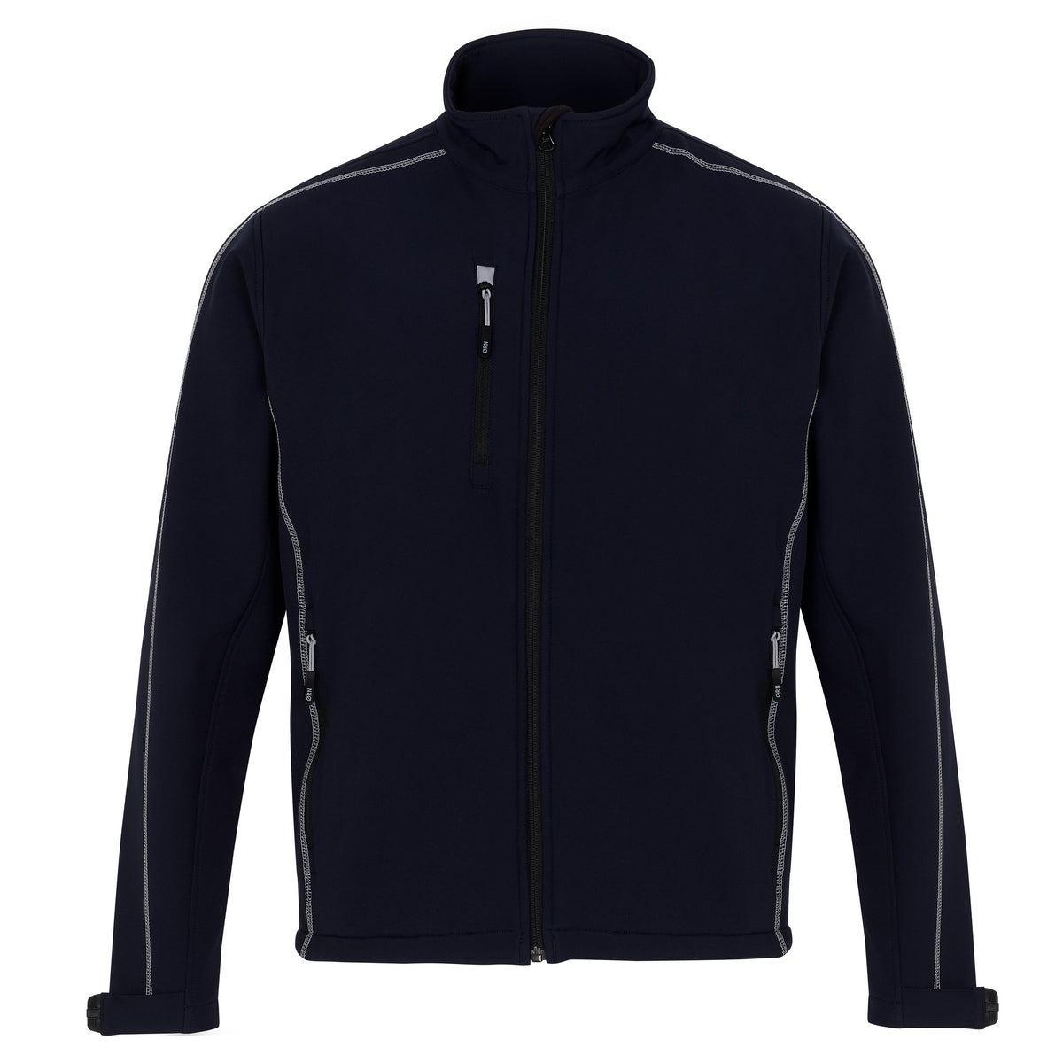 ØRN Crane Fur-Lined Softshell – Black – front