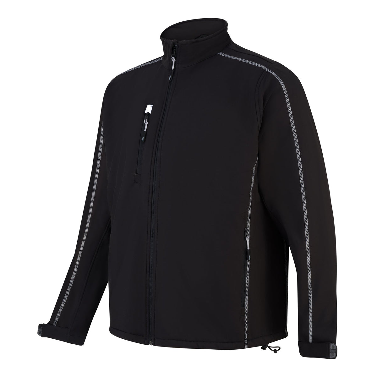 ØRN Crane Fur-Lined Softshell – Black – side
