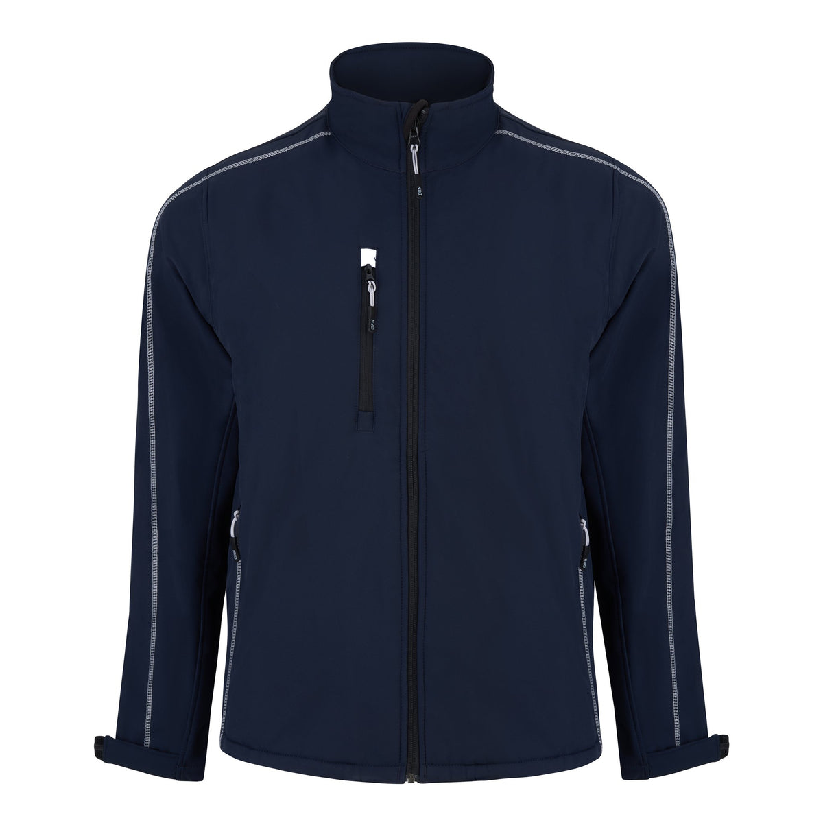 ØRN Crane Fur-Lined Softshell – Navy – front