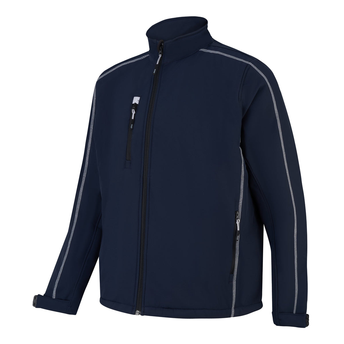ØRN Crane Fur-Lined Softshell – Navy – side