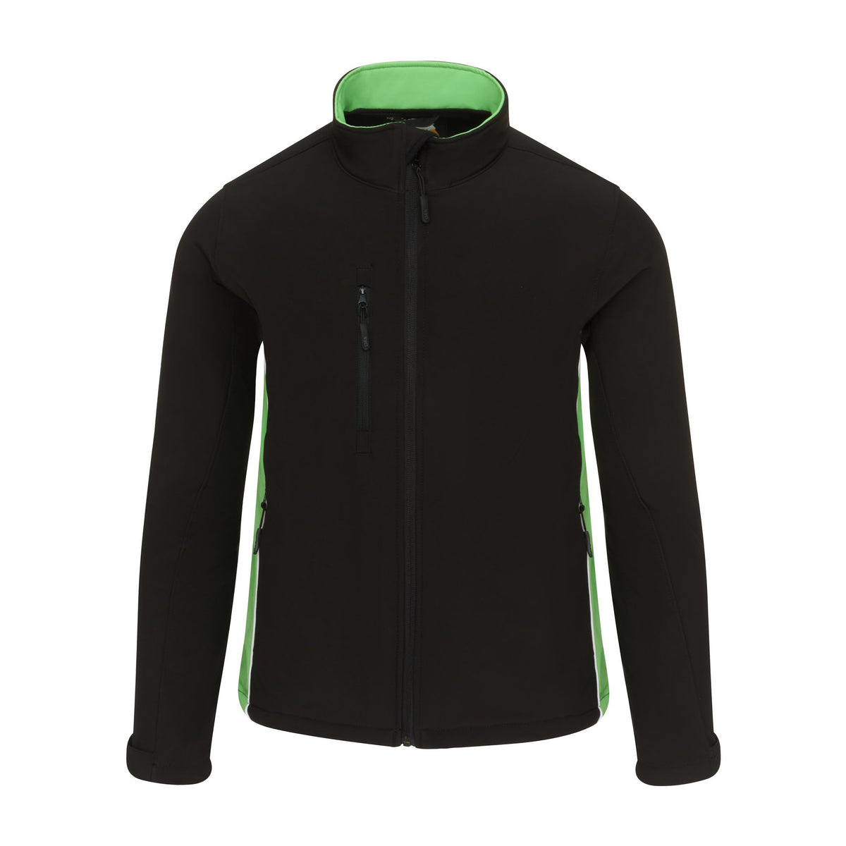 ØRN Silverswift Softshell – Black - Lime – front
