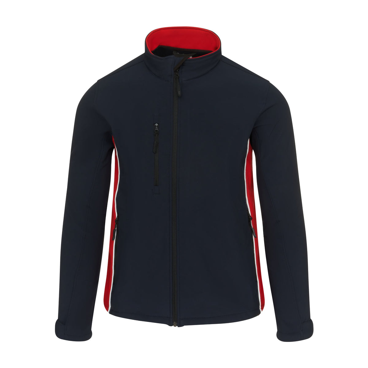 ØRN Silverswift Softshell – Navy - Red – front