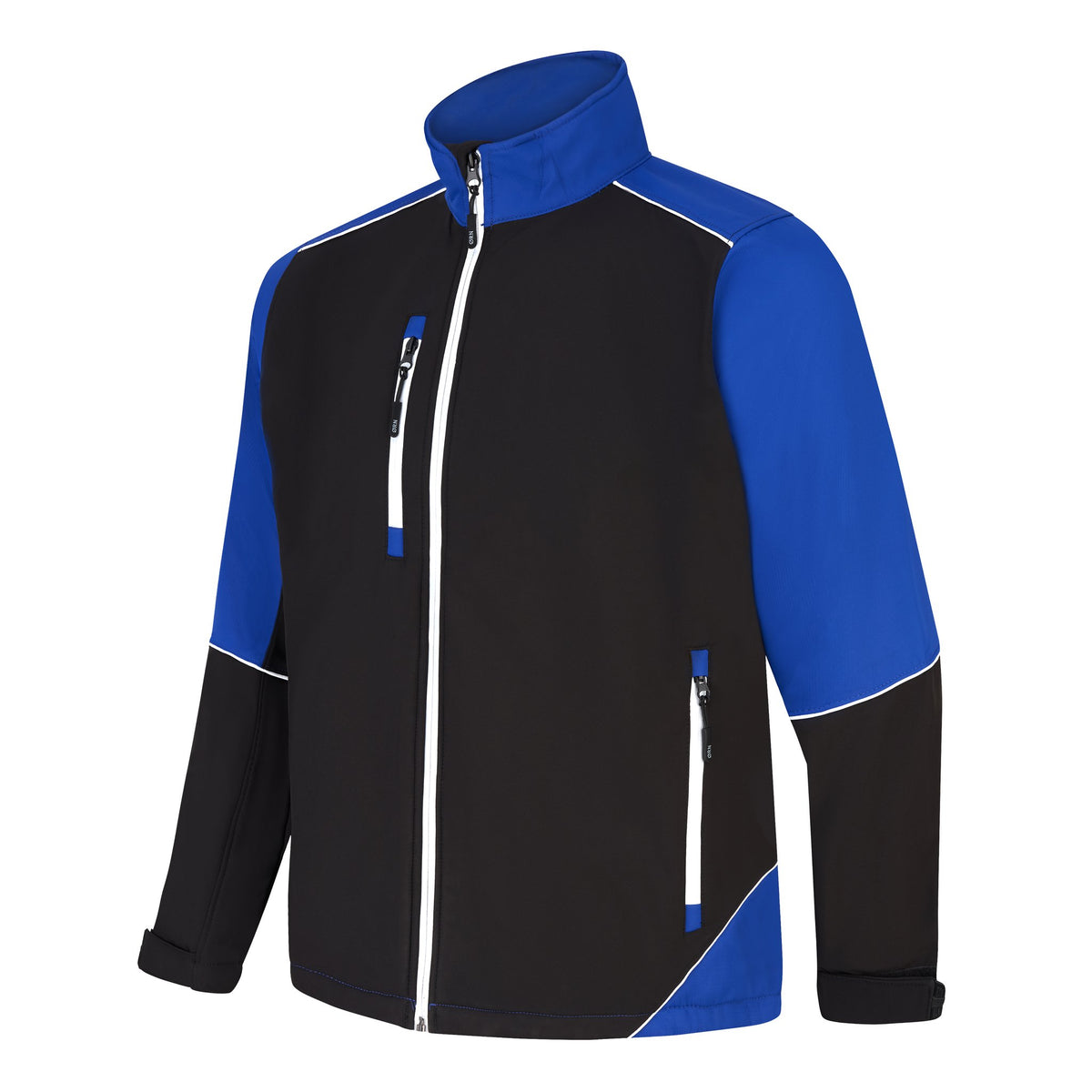 ØRN Fireback Softshell – Black - Royal – side