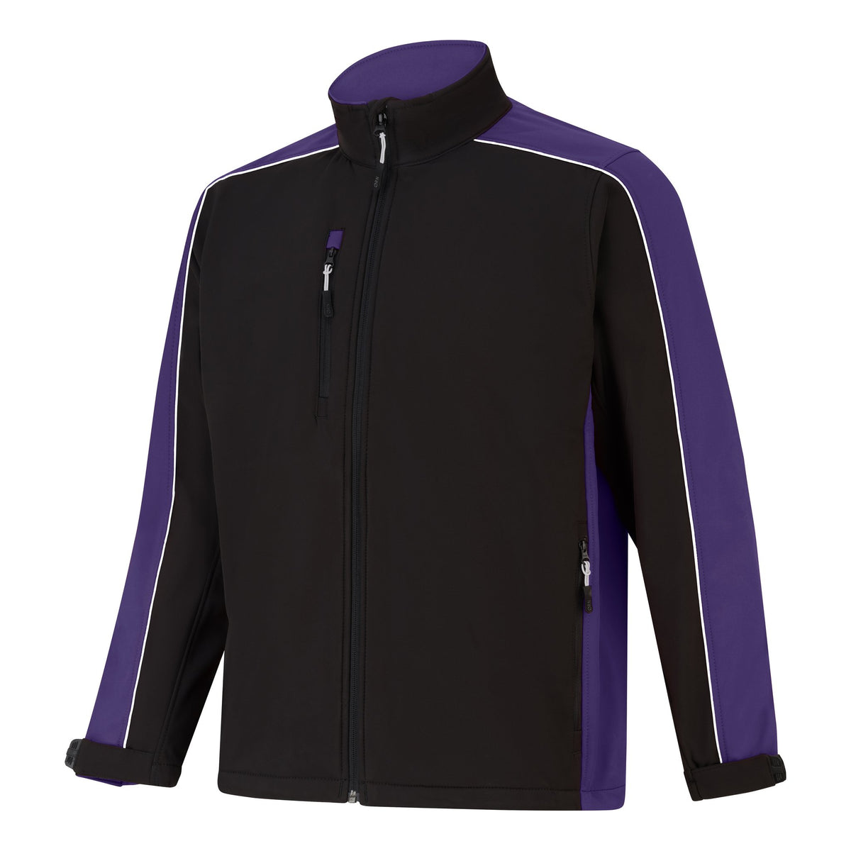 ØRN Avocet Softshell – Black - Purple – side
