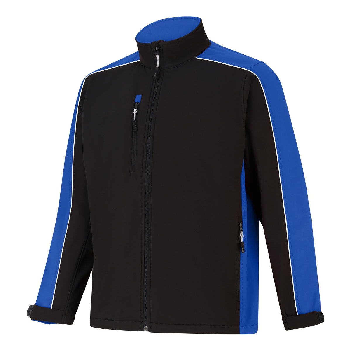 ØRN Avocet Softshell – Black - Royal – side