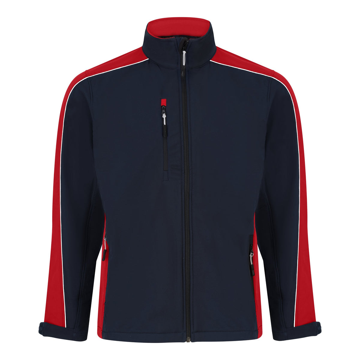 ØRN Avocet Softshell – Navy - Red – front