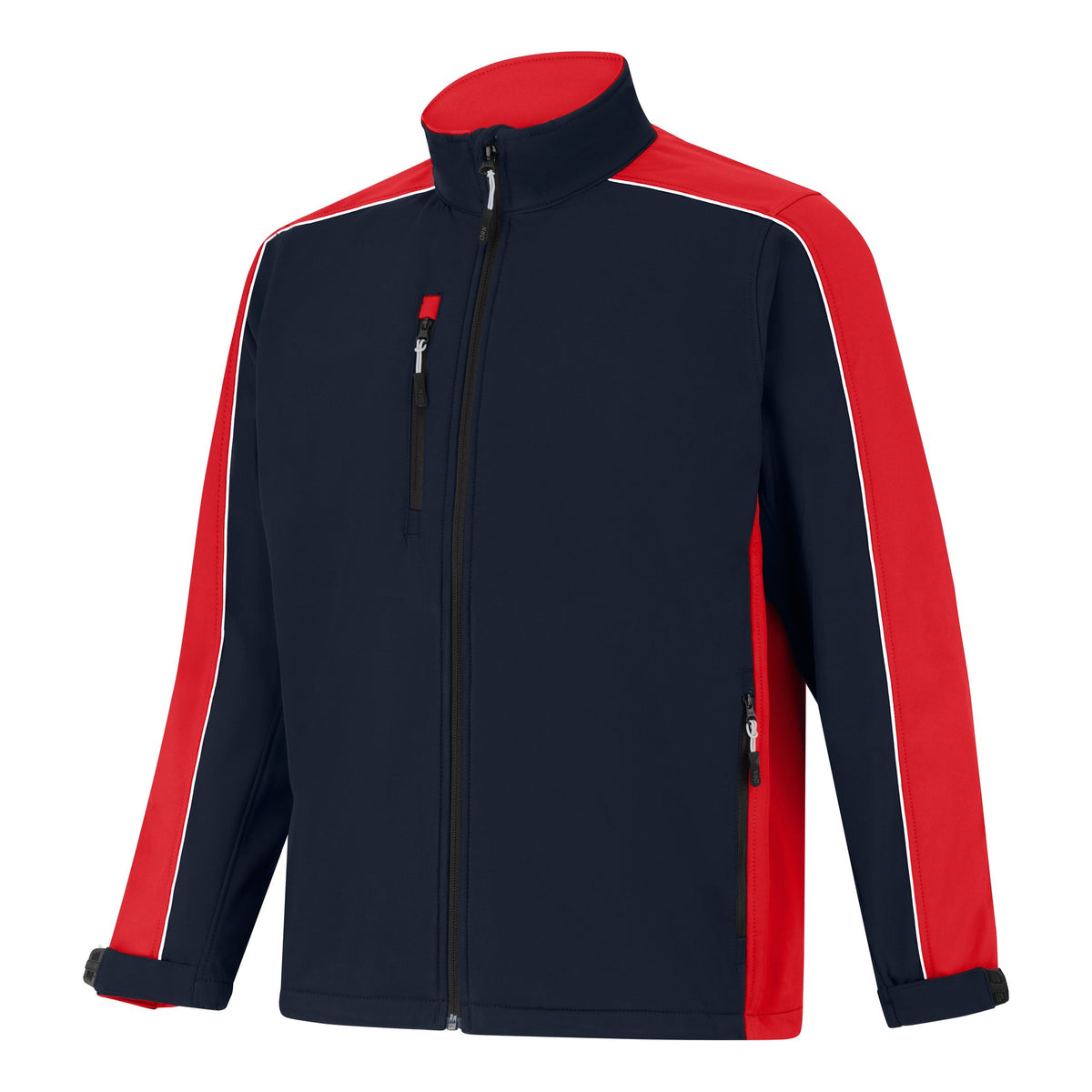 ØRN Avocet Softshell – Navy - Red – side