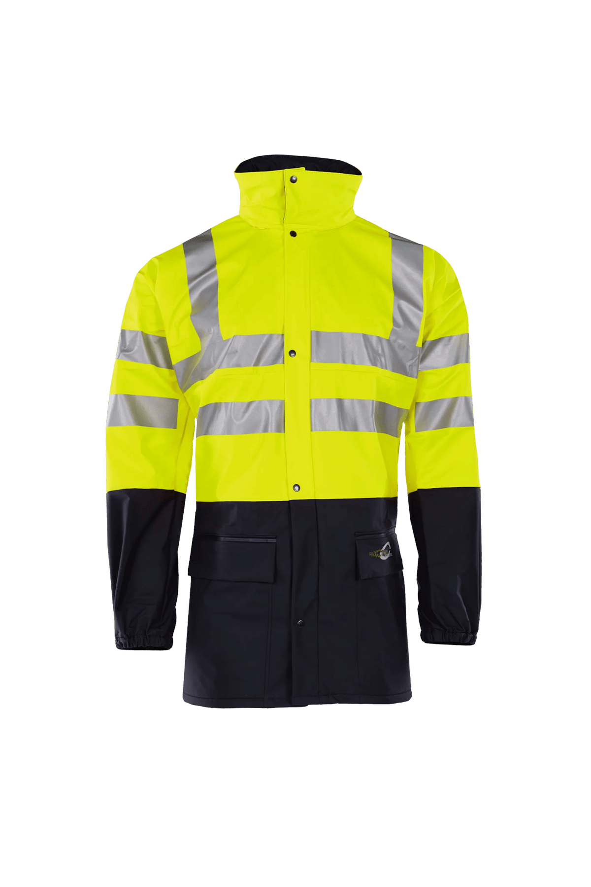 Sioen Carmaux in High-vis yellow/Navy blue, front view