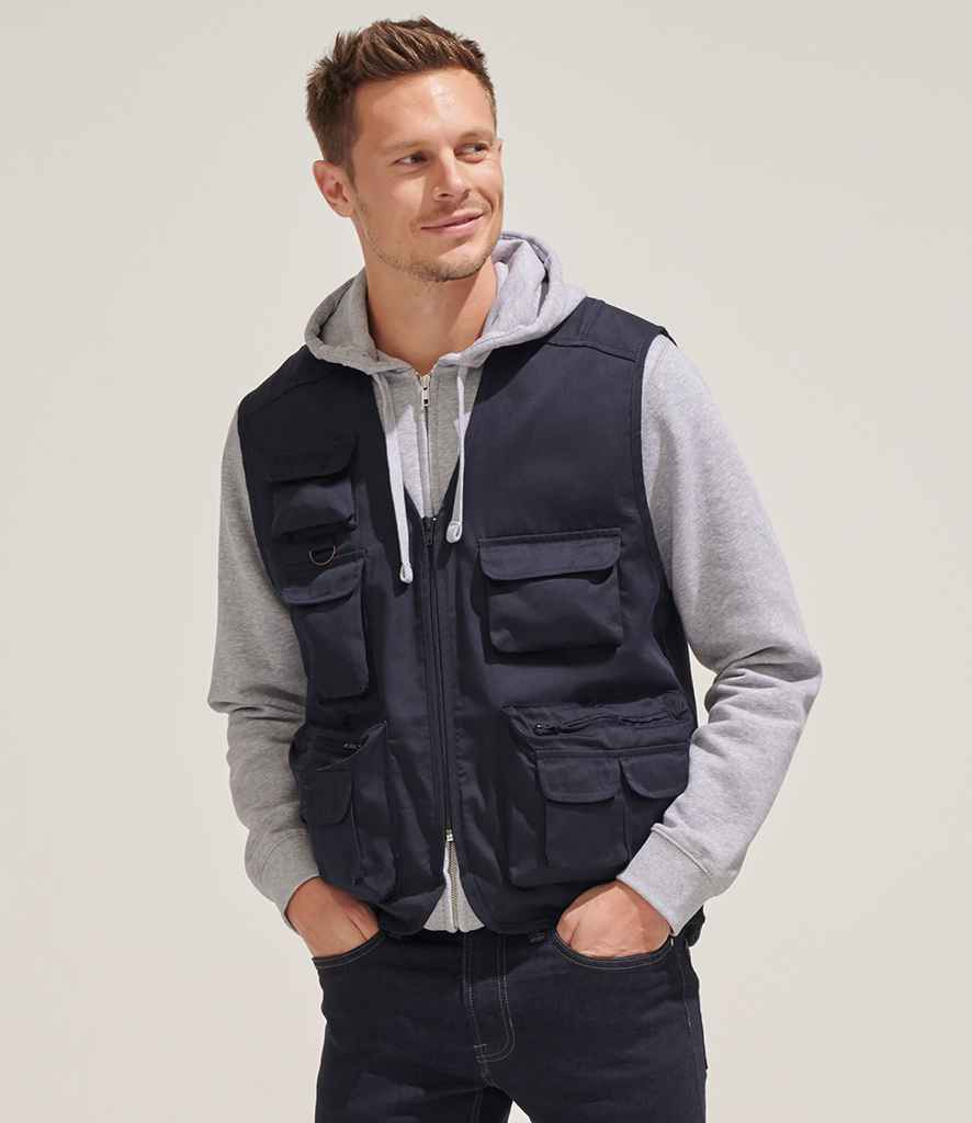 SOL'S Wild Waistcoat in Navy
