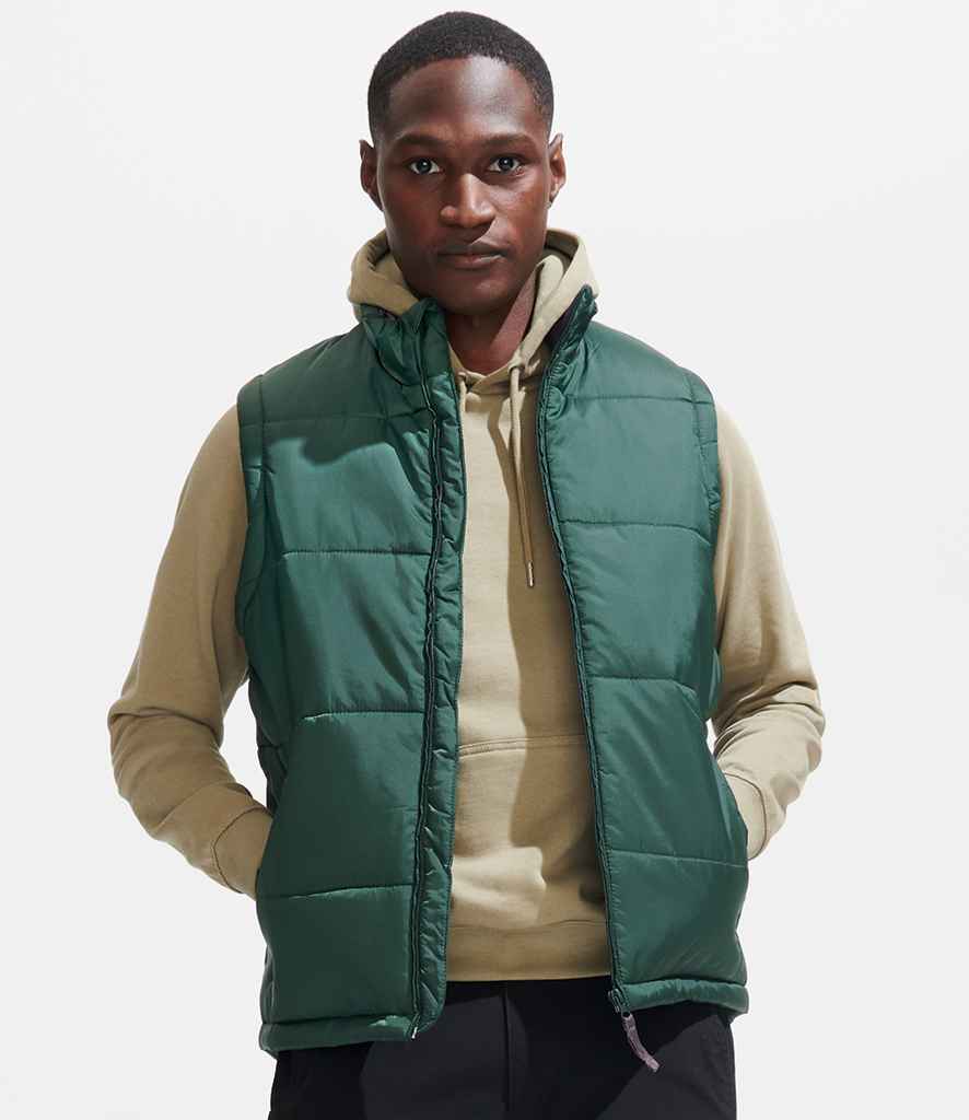 SOL'S Unisex Warm Bodywarmer in Forest Green