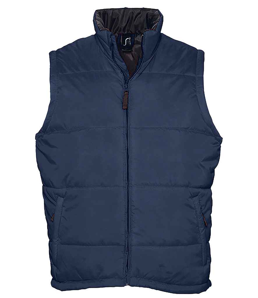 SOL'S Unisex Warm Bodywarmer in Navy, front view