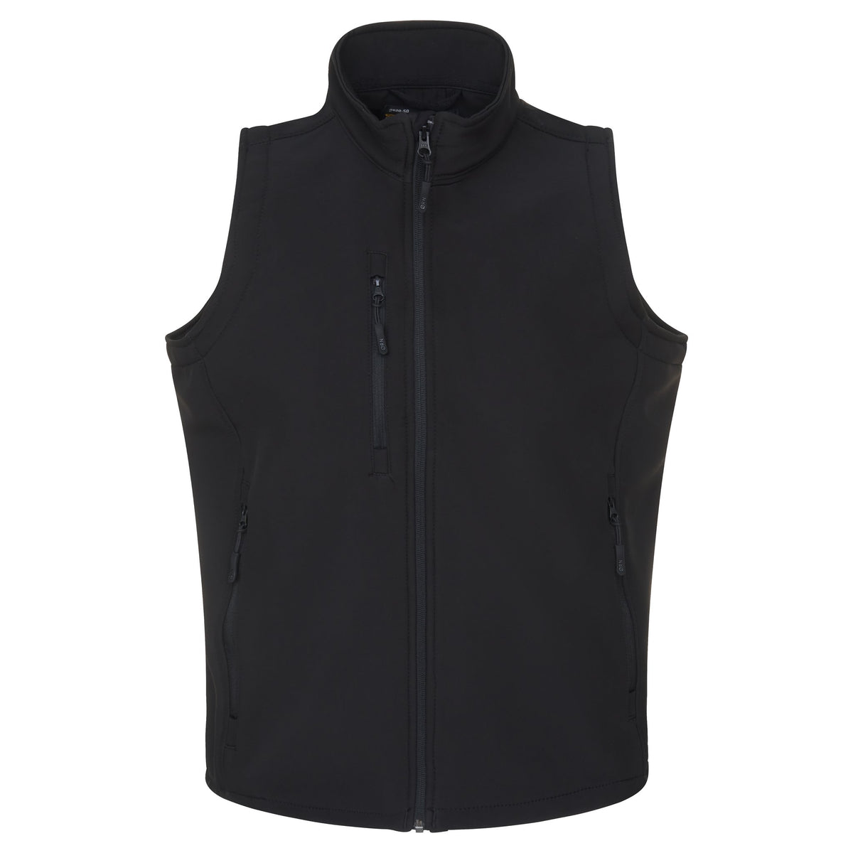 ØRN Lapwing Softshell Gilet – Black – front