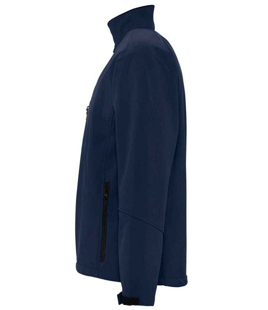 SOL'S Relax Soft Shell Jacket in Abyss Blue, side view