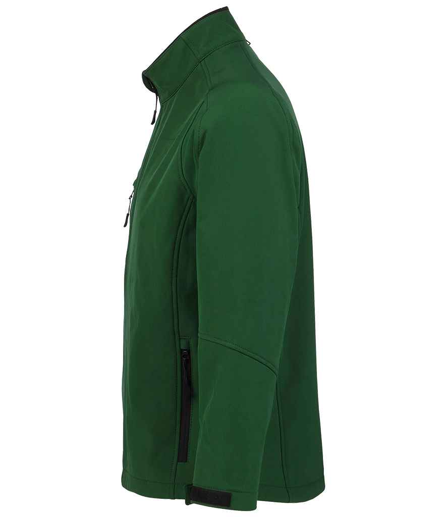 SOL'S Relax Soft Shell Jacket in Bottle Green, side view