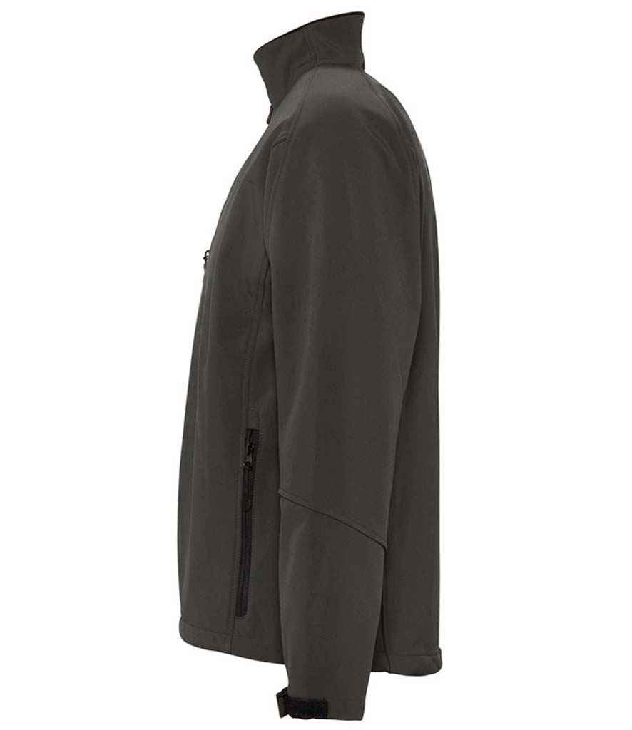 SOL'S Relax Soft Shell Jacket in Charcoal, side view
