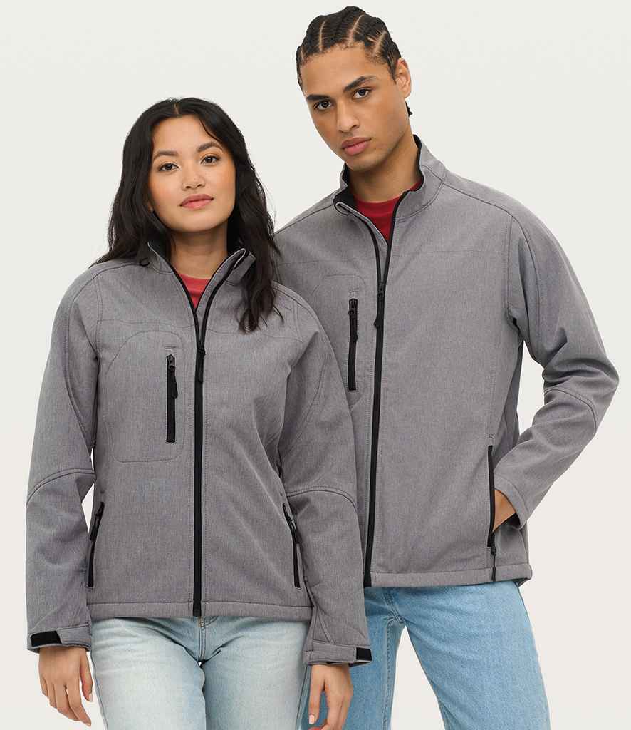 SOL'S Relax Soft Shell Jacket in Grey Marl
