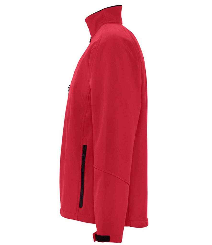 SOL'S Relax Soft Shell Jacket in Red, side view
