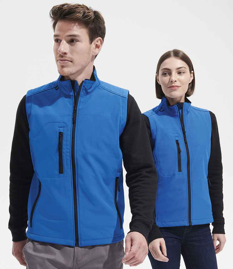 SOL'S Rallye Soft Shell Bodywarmer in Royal Blue