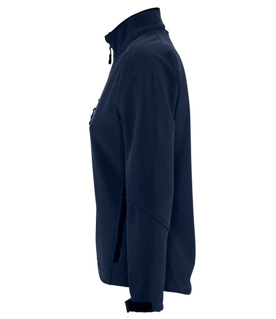 SOL'S Ladies Roxy Soft Shell Jacket in Abyss Blue, side view