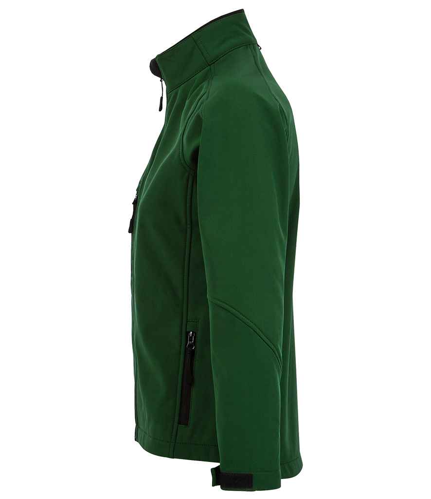 SOL'S Ladies Roxy Soft Shell Jacket in Bottle Green, side view