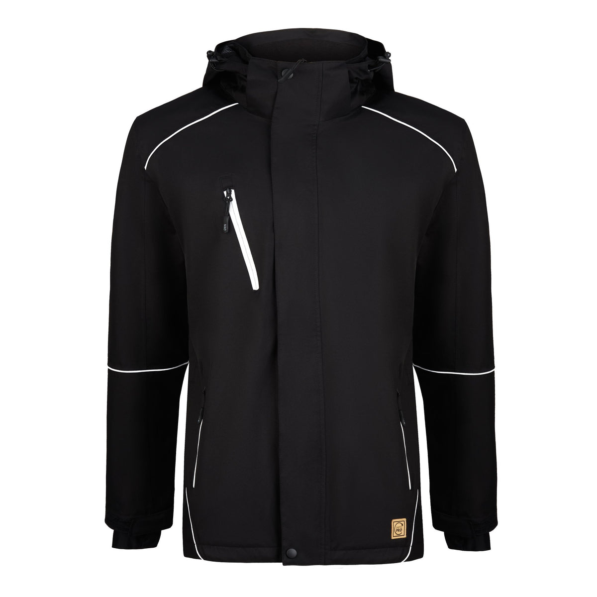 ØRN Fireback EarthPro® GRS Jacket – Black - Black – front