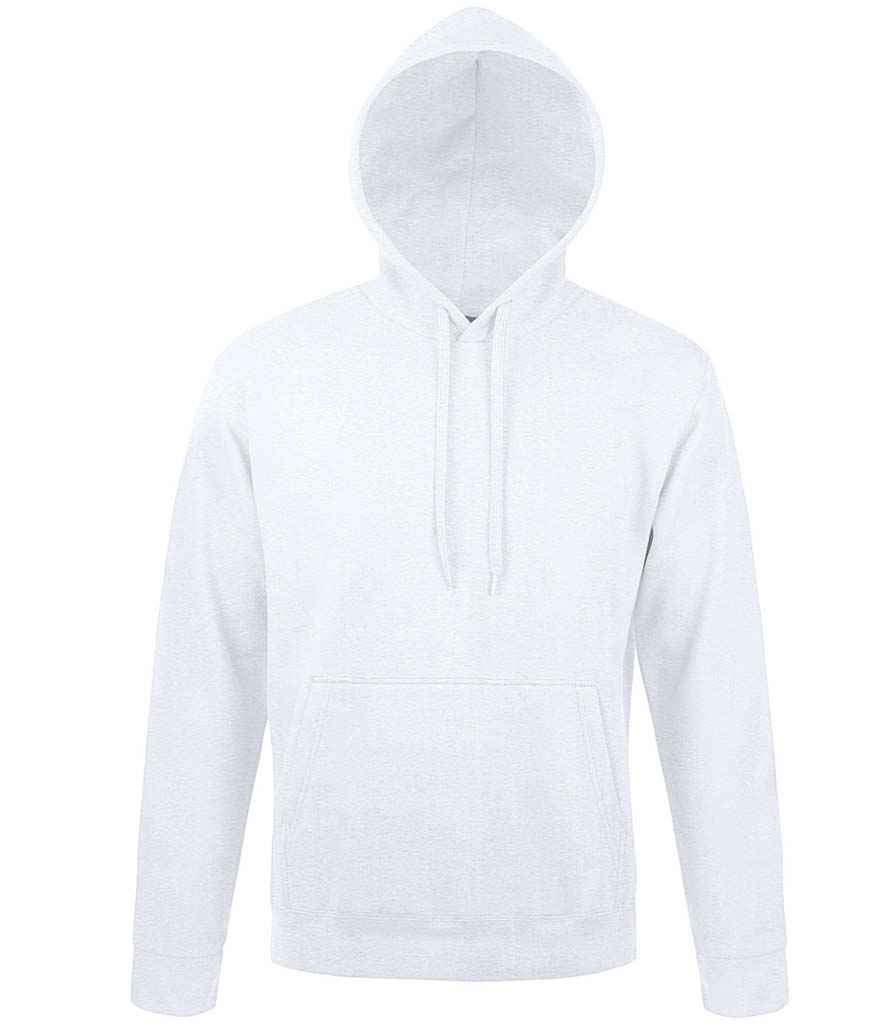 SOL'S Unisex Snake Hooded Sweatshirt in Ash, front view