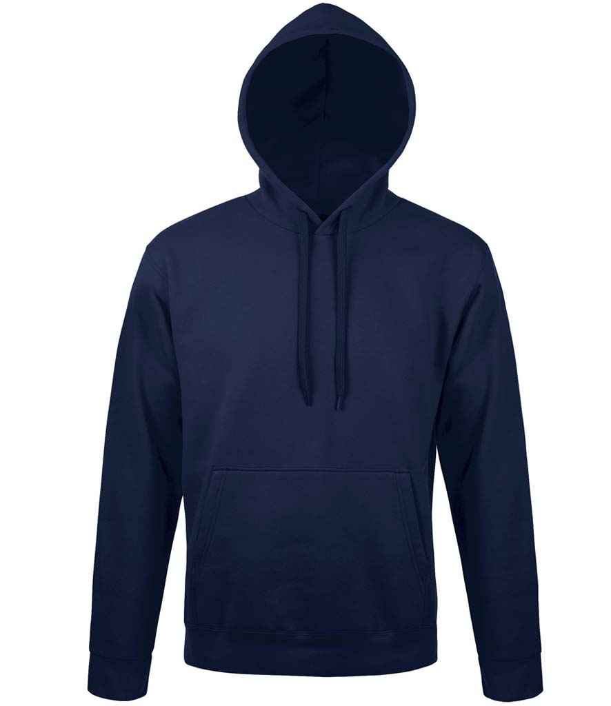 SOL'S Unisex Snake Hooded Sweatshirt in French Navy, front view
