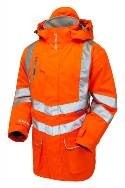 Pulsar Mesh Lined Storm Coat Orange, main product image