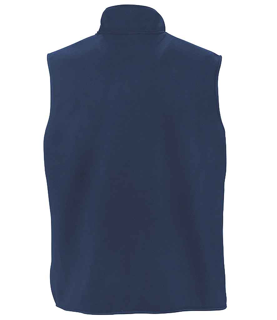 SOL'S Unisex Norway Fleece Bodywarmer in Navy, back view