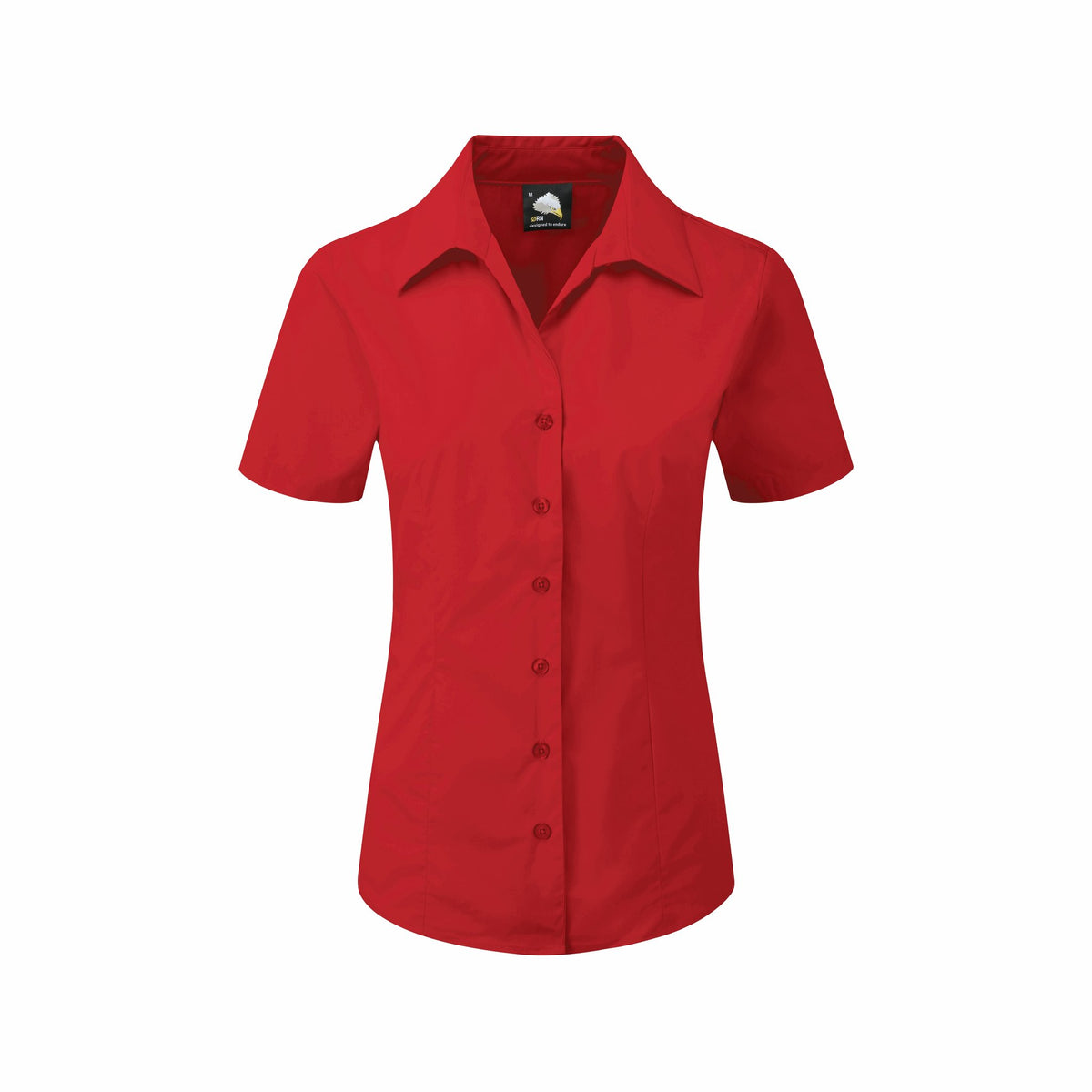 ØRN Edinburgh Premium S/S Blouse – Red – front