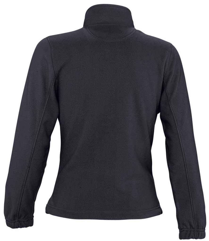 SOL'S Ladies North Fleece Jacket in Charcoal, back view