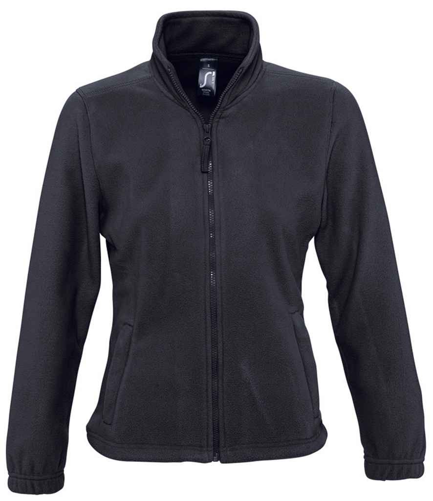 SOL'S Ladies North Fleece Jacket in Charcoal, front view