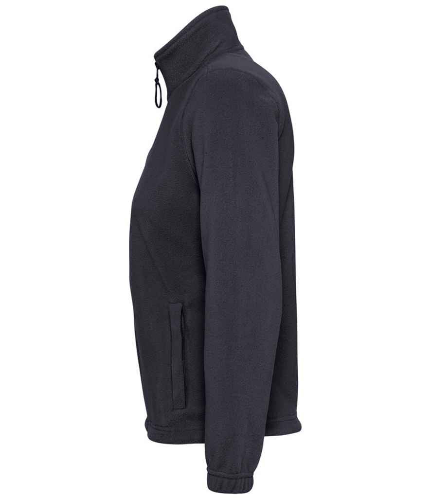 SOL'S Ladies North Fleece Jacket in Charcoal, side view