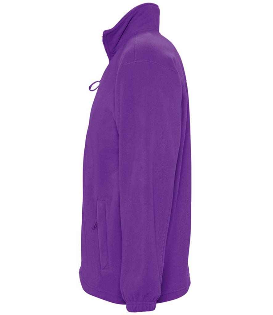 SOL'S Ladies North Fleece Jacket in Dark Purple, side view