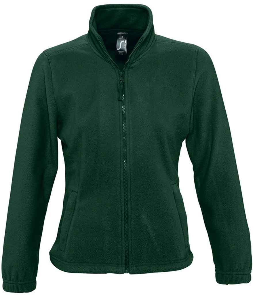 SOL'S Ladies North Fleece Jacket in Green, front view