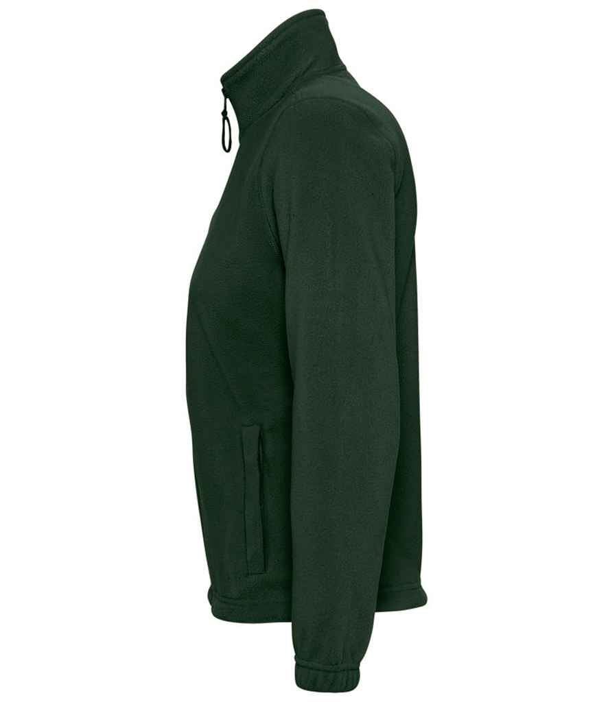 SOL'S Ladies North Fleece Jacket in Green, side view