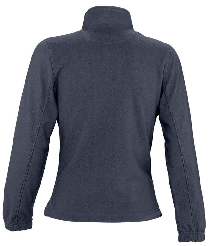 SOL'S Ladies North Fleece Jacket in Navy, back view