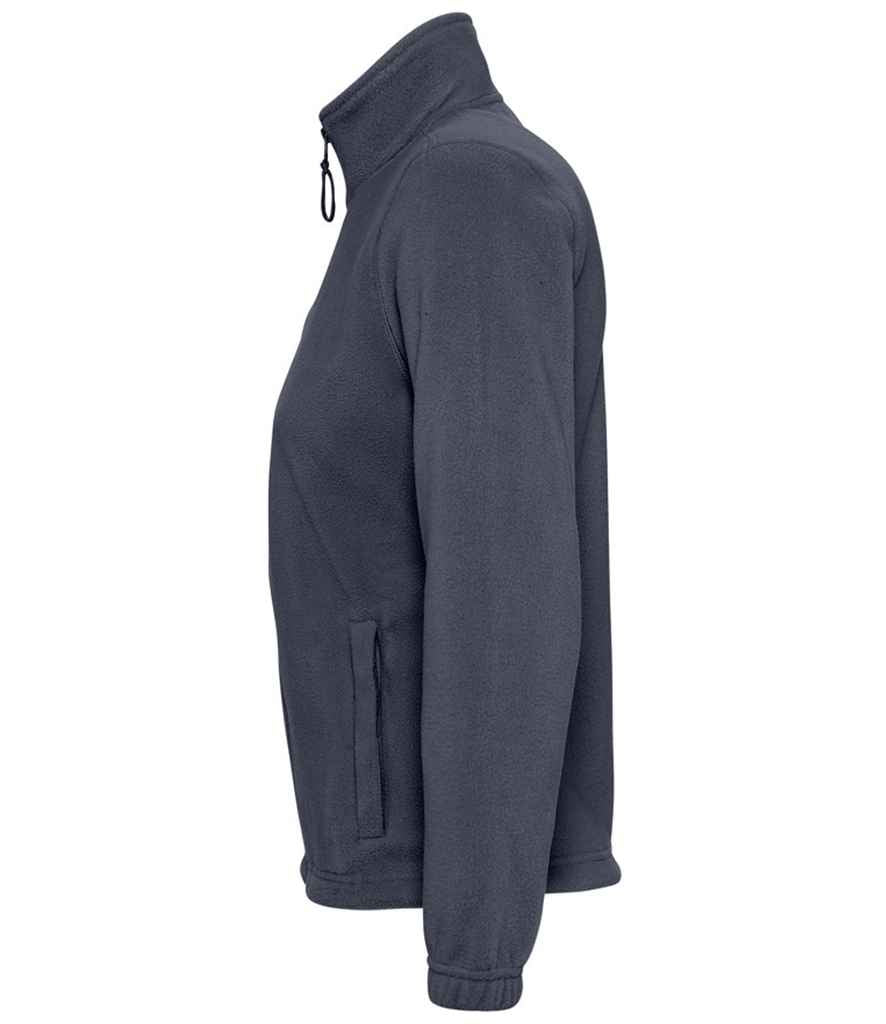 SOL'S Ladies North Fleece Jacket in Navy, side view
