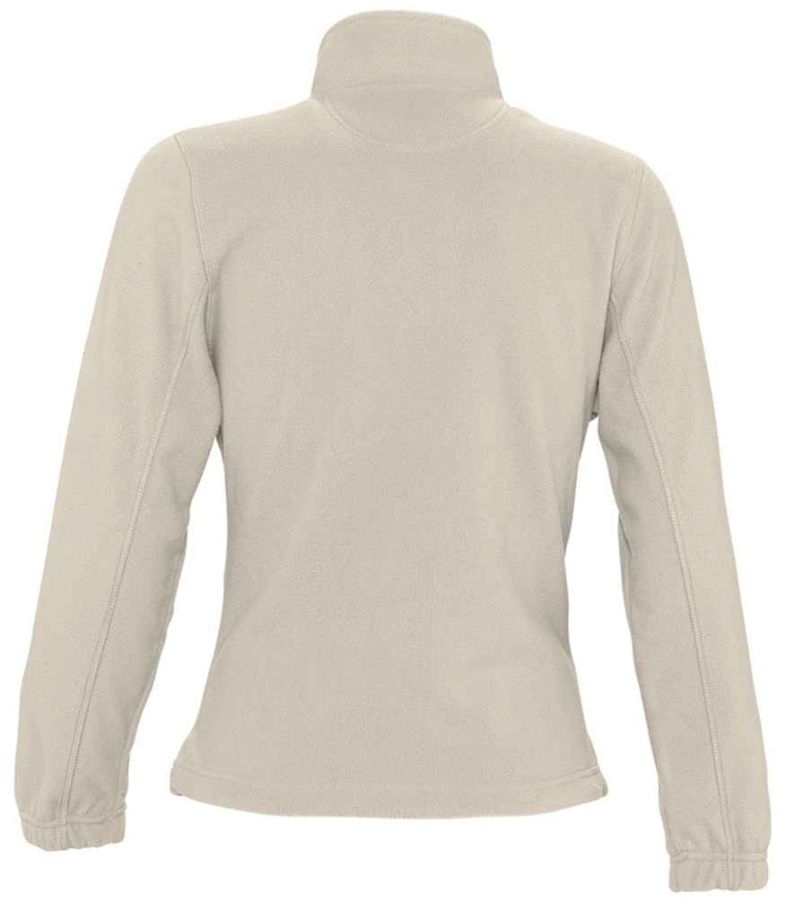 SOL'S Ladies North Fleece Jacket in Rope, back view