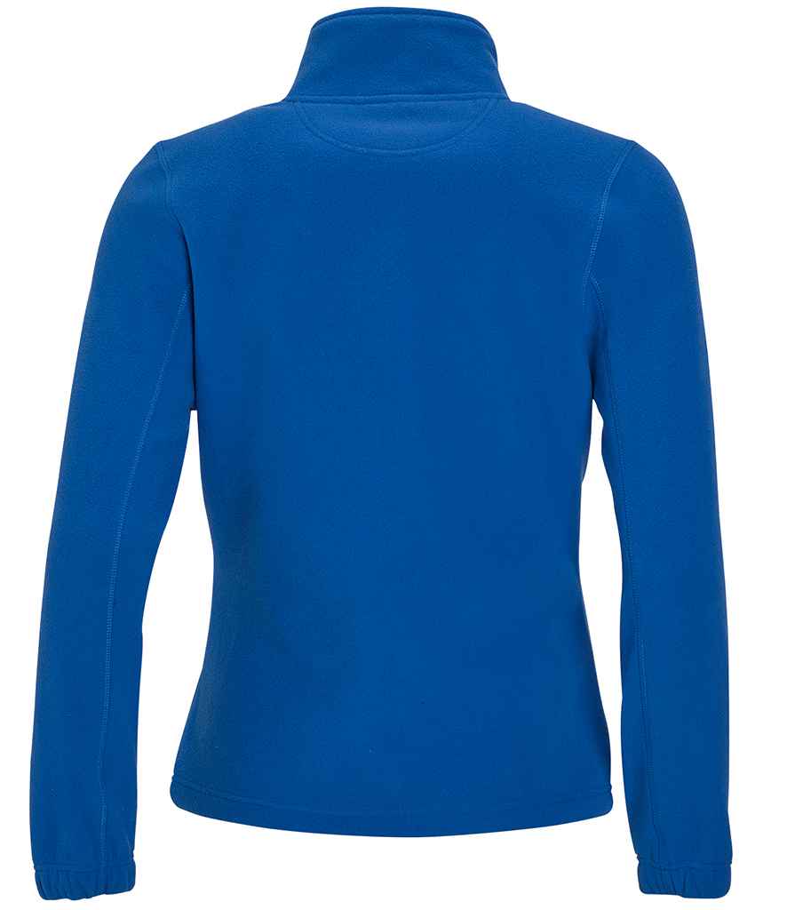 SOL'S Ladies North Fleece Jacket in Royal Blue, back view