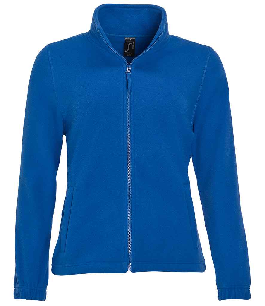 SOL'S Ladies North Fleece Jacket in Royal Blue, front view