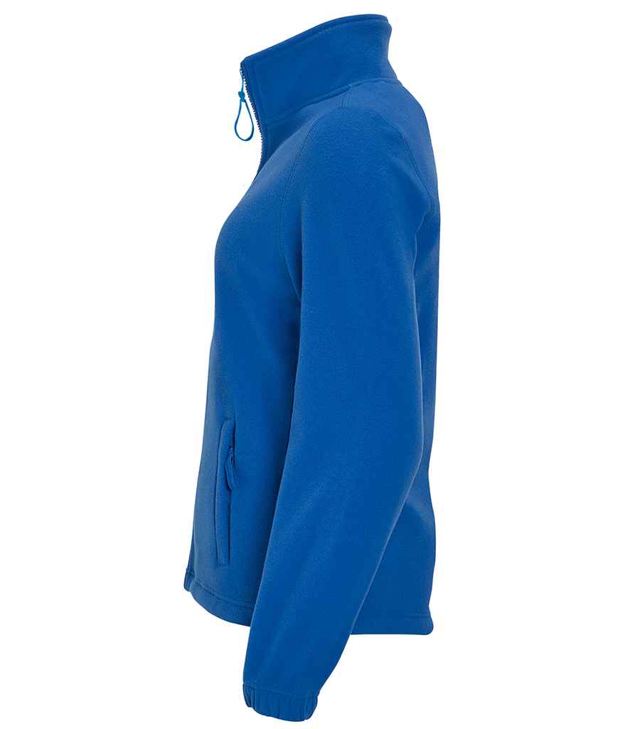 SOL'S Ladies North Fleece Jacket in Royal Blue, side view
