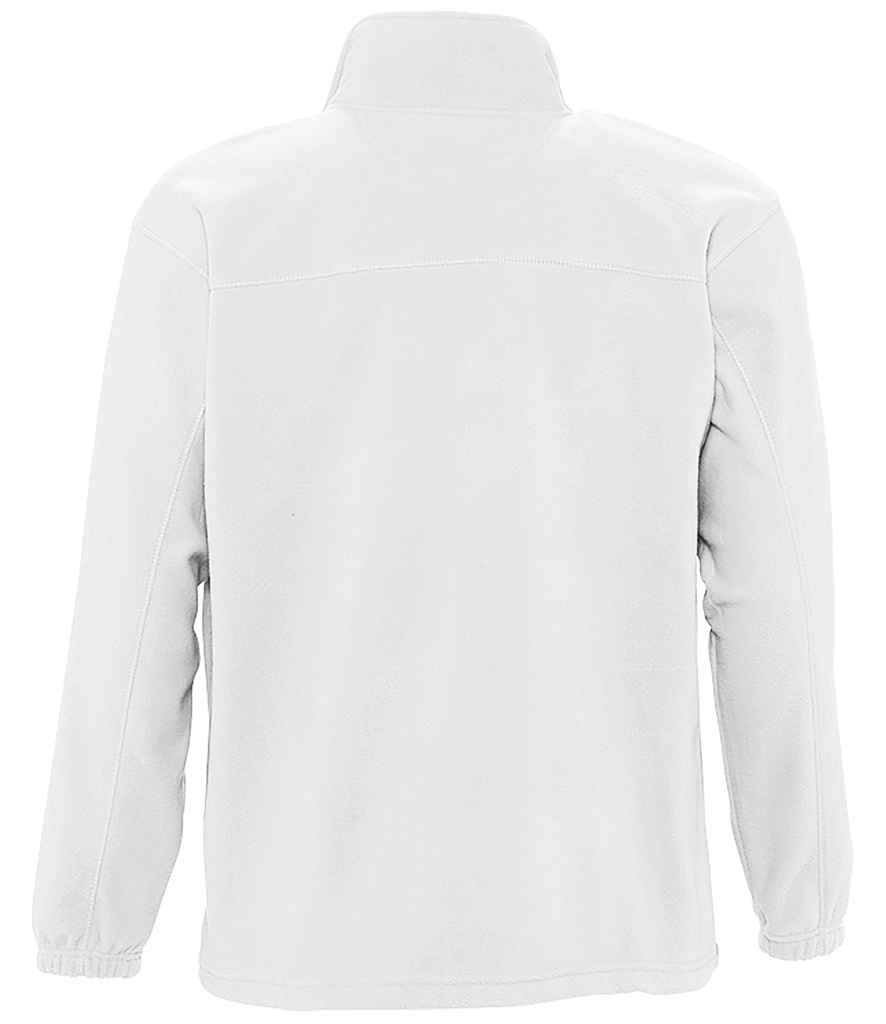 SOL'S Ladies North Fleece Jacket in White, back view