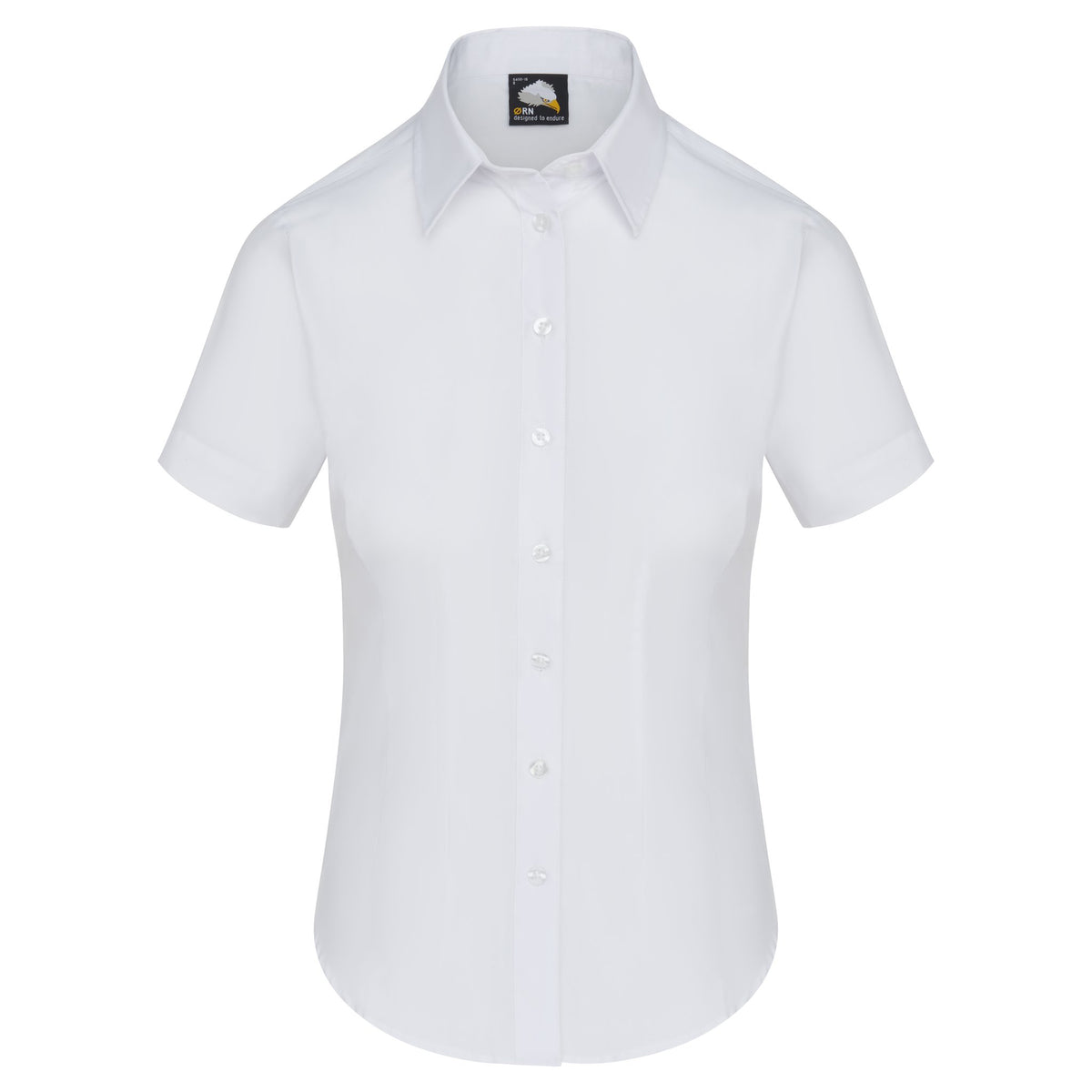 ØRN The Essential S/S Blouse – White – front